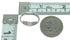 Silver Turquoise Inlay Ring Size 5-3/4 AX86544